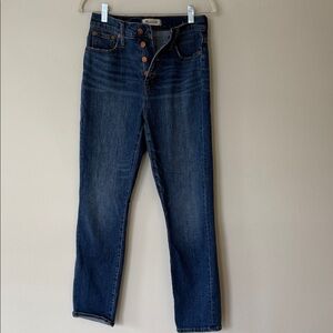 Madewell High Rise Dark Blue Jeans